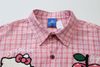 WES®️| ÁO SƠ MI NGẮN TAY THÊU HỌA TIẾT HOẠT HELLO KITTY UNISEX YH985