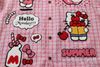 WES®️| ÁO SƠ MI NGẮN TAY THÊU HỌA TIẾT HOẠT HELLO KITTY UNISEX YH985