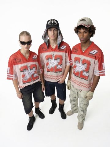 INF®️| ÁO THUN CỔ TRÒN NGẮN TAY THỂ THAO VẢI THOÁNG KHI IN KTS SỐ 22 OVERSIZEUNISEX INF 8502