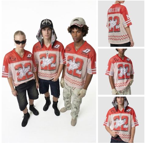 INF®️| ÁO THUN CỔ TRÒN NGẮN TAY THỂ THAO VẢI THOÁNG KHI IN KTS SỐ 22 OVERSIZEUNISEX INF 8502