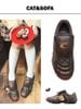 CATSOFA ™️| GIÀY SNEAKER FOOTBALL RUB BROWN UNISEX CAT&SOFA CS25011