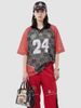 INF®️| ÁO THUN CỔ TRÒN NGẮN TAY THỂ THAO VẢI THOÁNG KHI IN KTS SỐ 24 OVERSIZEUNISEX INF 8582