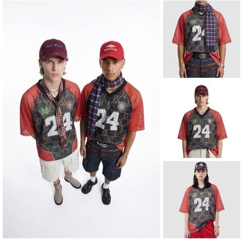 INF®️| ÁO THUN CỔ TRÒN NGẮN TAY THỂ THAO VẢI THOÁNG KHI IN KTS SỐ 24 OVERSIZEUNISEX INF 8582