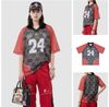 INF®️| ÁO THUN CỔ TRÒN NGẮN TAY THỂ THAO VẢI THOÁNG KHI IN KTS SỐ 24 OVERSIZEUNISEX INF 8582