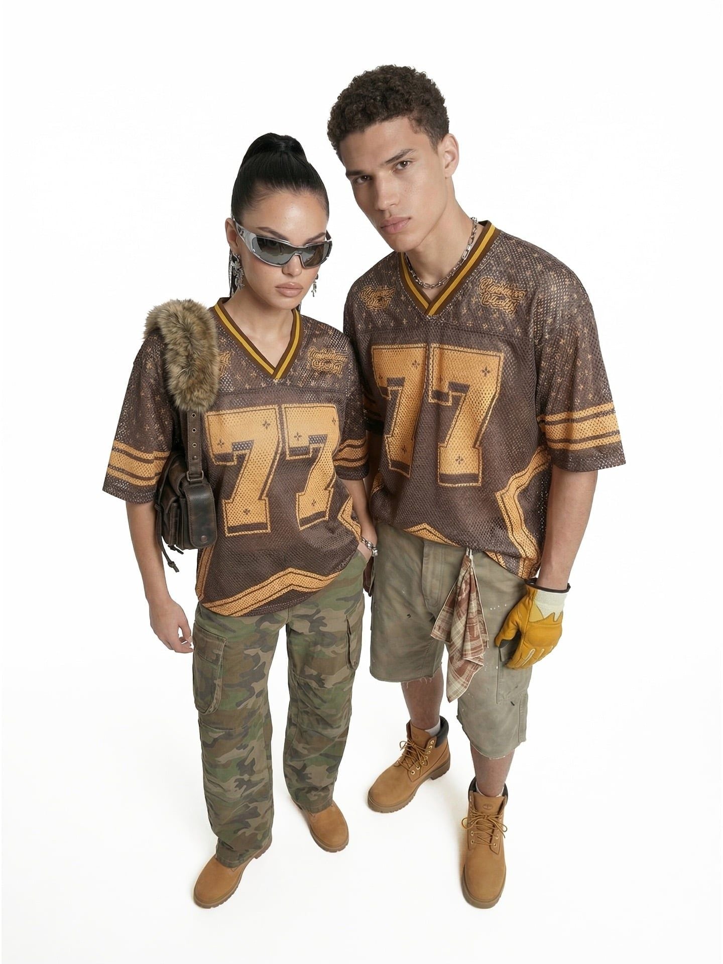 INF®️| ÁO THUN CỔ TRÒN NGẮN TAY THỂ THAO VẢI THOÁNG KHI IN KTS SỐ 77 OVERSIZEUNISEX INF 8506