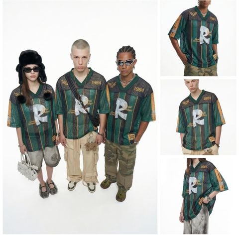 INF®️| ÁO THUN CỔ TRÒN NGẮN TAY THỂ THAO VẢI THOÁNG KHI IN KTS SỐ 84 OVERSIZEUNISEX INF 8498