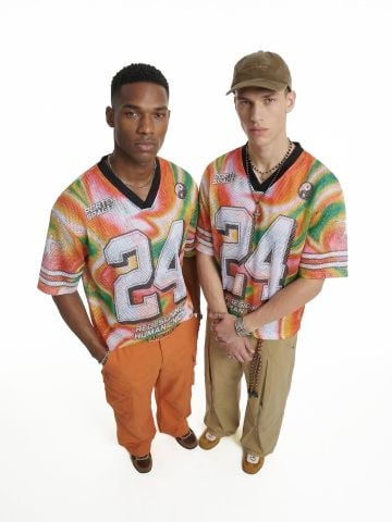 INF®️| ÁO THUN CỔ TRÒN NGẮN TAY THỂ THAO VẢI THOÁNG KHI IN KTS SỐ 24 OVERSIZEUNISEX INF 8505