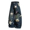 QUẦN JEANS THÊU HỌA TIẾT HOẠT HÌNH UNISEX J780