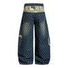 QUẦN JEANS THÊU HỌA TIẾT HOẠT HÌNH UNISEX J780