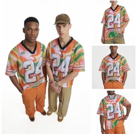 INF®️| ÁO THUN CỔ TRÒN NGẮN TAY THỂ THAO VẢI THOÁNG KHI IN KTS SỐ 24 OVERSIZEUNISEX INF 8505