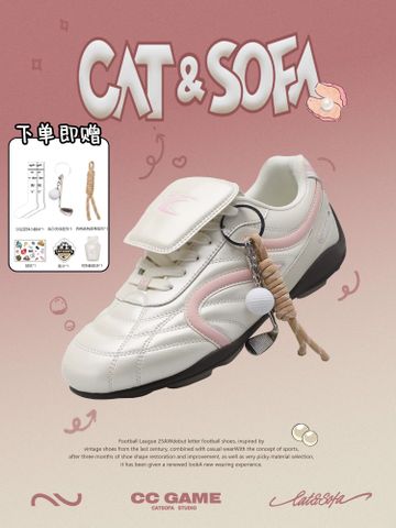 CATSOFA ™️| GIÀY SNEAKER  WHITE UNISEX CAT&SOFA CS25011