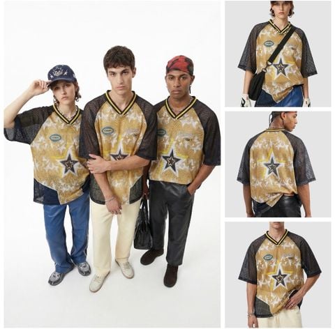 INF®️| ÁO THUN CỔ TRÒN NGẮN TAY THỂ THAO VẢI THOÁNG KHI IN KTS OVERSIZEUNISEX INF 8483