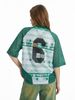 INF®️| ÁO THUN CỔ TRÒN NGẮN TAY THỂ THAO VẢI THOÁNG KHI IN KTS SỐ 6 OVERSIZEUNISEX INF 8477