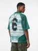 INF®️| ÁO THUN CỔ TRÒN NGẮN TAY THỂ THAO VẢI THOÁNG KHI IN KTS SỐ 6 OVERSIZEUNISEX INF 8477