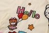 WES®️| ÁO SƠ MI NGẮN TAY THÊU HỌA TIẾT HOẠT HÌNH HELLO KITTY UNISEX 5237