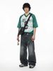 INF®️| ÁO THUN CỔ TRÒN NGẮN TAY THỂ THAO VẢI THOÁNG KHI IN KTS SỐ 6 OVERSIZEUNISEX INF 8477