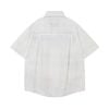 WES®️| ÁO SƠ MI NGẮN TAY THÊU HỌA TIẾT HOẠT HÌNH MÈO LƯỜI UNISEX 5268