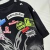 FK®️| ÁO THUN NGẮN TAY CỔ TRÒN COTTON IN HÌNH KTS ĐÍNH ĐÁ FK10