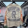 FK®️| ÁO LONG TEE DÀI TAY COTTON LÀM RÁCH IN KTS ĐÍNH ĐÁ UNISEX FG R818