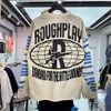 FK®️| ÁO LONG TEE DÀI TAY COTTON LÀM RÁCH IN KTS ĐÍNH ĐÁ UNISEX FG R820
