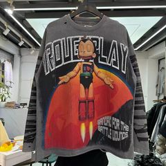 FK®️| ÁO LONG TEE DÀI TAY COTTON LÀM RÁCH IN KTS ĐÍNH ĐÁ UNISEX FG R822