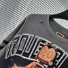 FK®️| ÁO LONG TEE DÀI TAY COTTON LÀM RÁCH IN KTS ĐÍNH ĐÁ UNISEX FG R822
