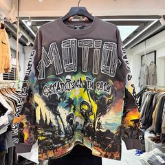 FK®️| ÁO LONG TEE DÀI TAY COTTON LÀM RÁCH IN KTS  UNISEX FG MO0059
