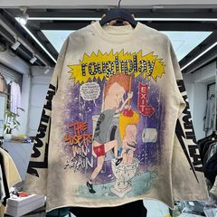 FK®️| ÁO LONG TEE DÀI TAY COTTON LÀM RÁCH IN KTS ĐÍNH ĐÁ UNISEX FG R823