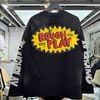 FK®️| ÁO LONG TEE DÀI TAY COTTON LÀM RÁCH IN KTS ĐÍNH ĐÁ UNISEX FG R823