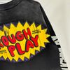 FK®️| ÁO LONG TEE DÀI TAY COTTON LÀM RÁCH IN KTS ĐÍNH ĐÁ UNISEX FG R823