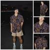 PAPA®️| ÁO SƠ MI NGẮN TAY IN HỌA TIẾT HAWAII PHONG CÁCH RETRO UNISEX