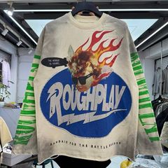 FK®️| ÁO LONG TEE DÀI TAY COTTON LÀM RÁCH IN KTS ĐÍNH ĐÁ UNISEX FG R824