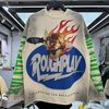 FK®️| ÁO LONG TEE DÀI TAY COTTON LÀM RÁCH IN KTS ĐÍNH ĐÁ UNISEX FG R824