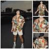 PAPA®️| ÁO SƠ MI NGẮN TAY IN HỌA TIẾT HAWAII PHONG CÁCH RETRO UNISEX