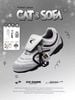 CATSOFA ™️| GIÀY SNEAKER FOOTBALL SILVER GREY UNISEX CAT&SOFA CS25011