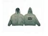 FK®️| ÁO KHOÁC DÁNG RỘNG KHÓA KÉO HOODIE COTTON WASH IN HÌNH LÀM RÁCH UNISEX PH6025