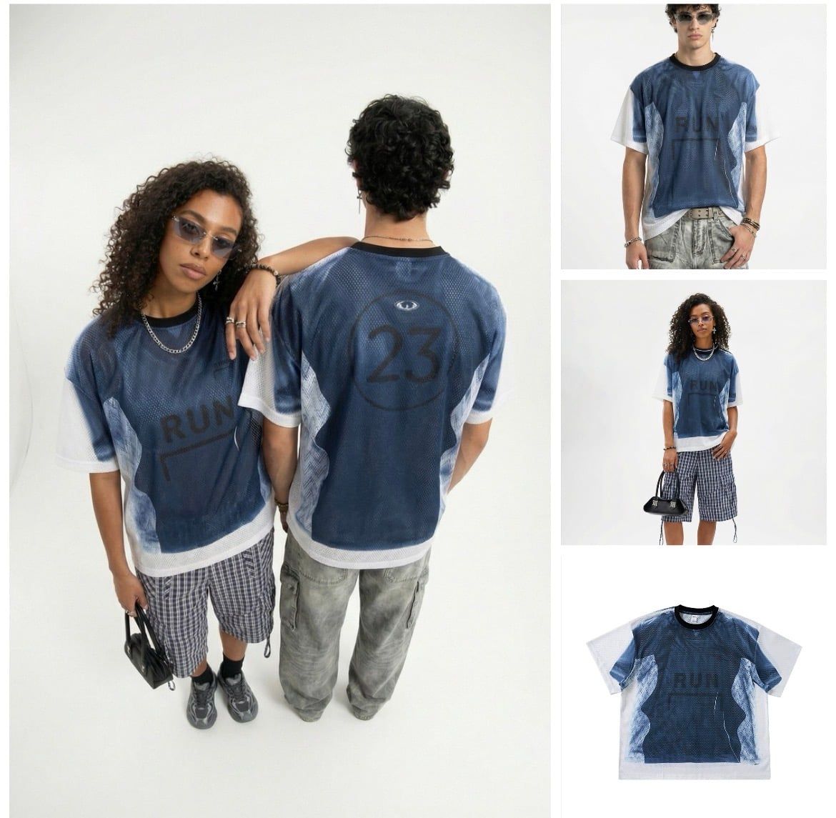 INF®️| ÁO THUN CỔ TRÒN NGẮN TAY THỂ THAO VẢI THOÁNG KHI IN KỸ THUẬT SỐ TIE-DYE INF 8379