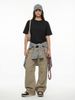 INF®️| ÁO THUN CỔ TRÒN NGẮN TAY WASH TÚI NGỰC OVERSIZE UNISEX INF 8329