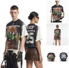 INF®️| ÁO THUN CỔ TRÒN NGẮN TAY THOÁNG KHI IN KỸ THUẬT SỐ PEACE TIGER INF 8378