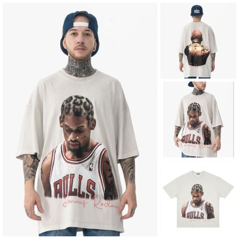 FG®️| ÁO THUN CỔ TRÒN NGẮN TAY IN HÌNH CÁCH ĐIỆU OVERSIZE FG E731