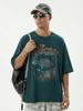 INF®️| ÁO THUN CỔ TRÒN NGẮN TAY WASH IN HÌNH OVERSIZE UNISEX INF 8325
