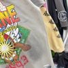 FK®️| ÁO LONG TEE DÀI TAY COTTON LÀM RÁCH IN KTS ĐÍNH ĐÁ UNISEX FG DU801