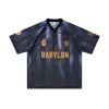 INF®️| ÁO THUN CỔ TIM VẢI LƯỚI THỂ THAO BABYLON 01 OVERSIZE UNISEX INF 8526