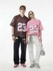 INF®️| ÁO THUN CỔ TIM VẢI LƯỚI THỂ THAO IN KTS SỐ 23 OVERSIZE UNISEX INF 8531