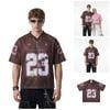 INF®️| ÁO THUN CỔ TIM VẢI LƯỚI THỂ THAO IN KTS SỐ 23 OVERSIZE UNISEX INF 8531