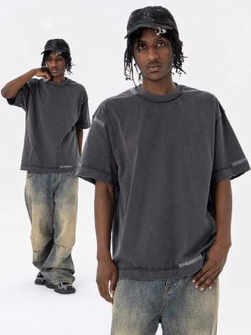 FG®️| ÁO THUN CỔ TRÒN NGẮN TAY WASH CÁCH ĐIỆU FG F426