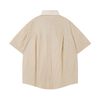 WES®️| ÁO SƠ MI NGẮN TAY THÊU HỌA TIẾT HOẠT HÌNH UNISEX 5263
