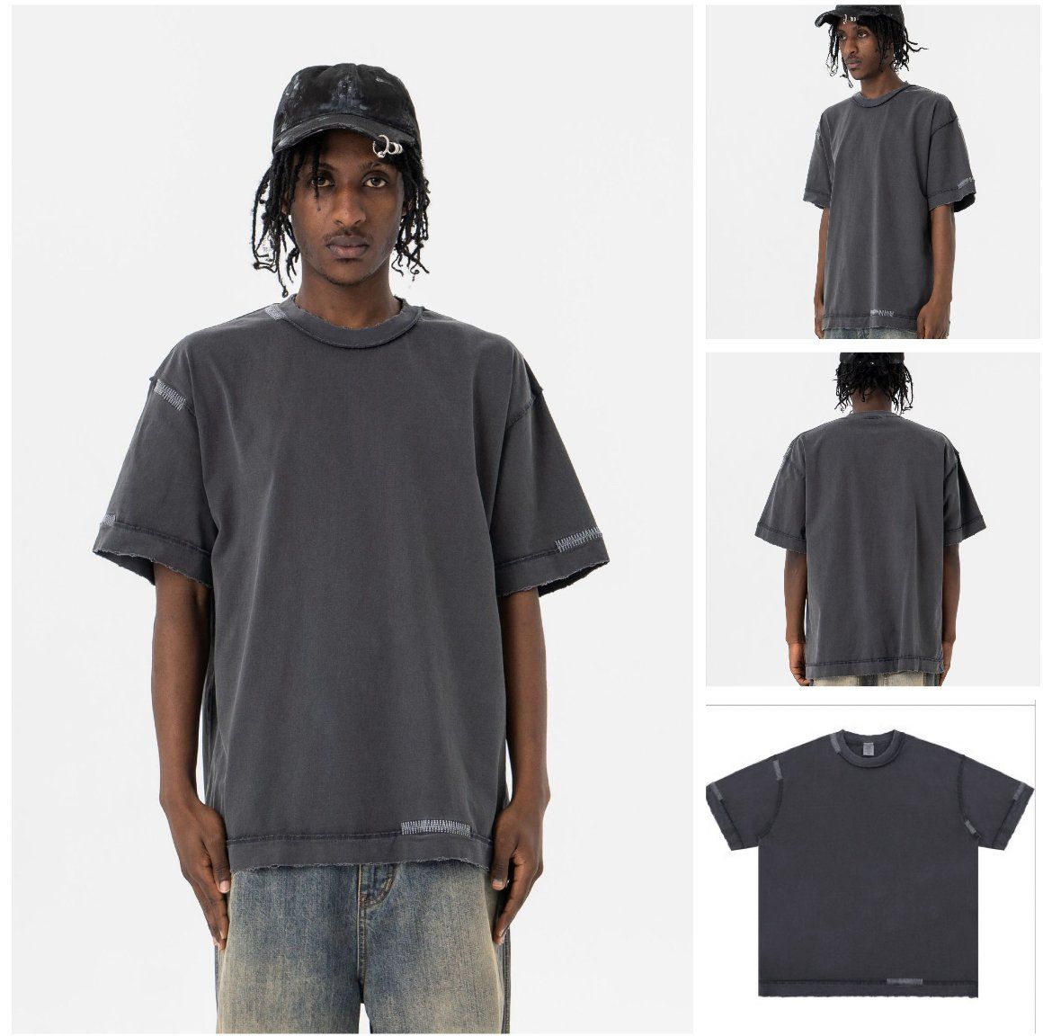 FG®️| ÁO THUN CỔ TRÒN NGẮN TAY WASH CÁCH ĐIỆU FG F426