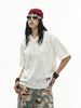 INF®️| ÁO THUN CỔ TIM NGẮN TAY 100% COTTON LƯỚI OVERSIZE UNISEX INF 8321