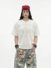 INF®️| ÁO THUN CỔ TIM NGẮN TAY 100% COTTON LƯỚI OVERSIZE UNISEX INF 8321